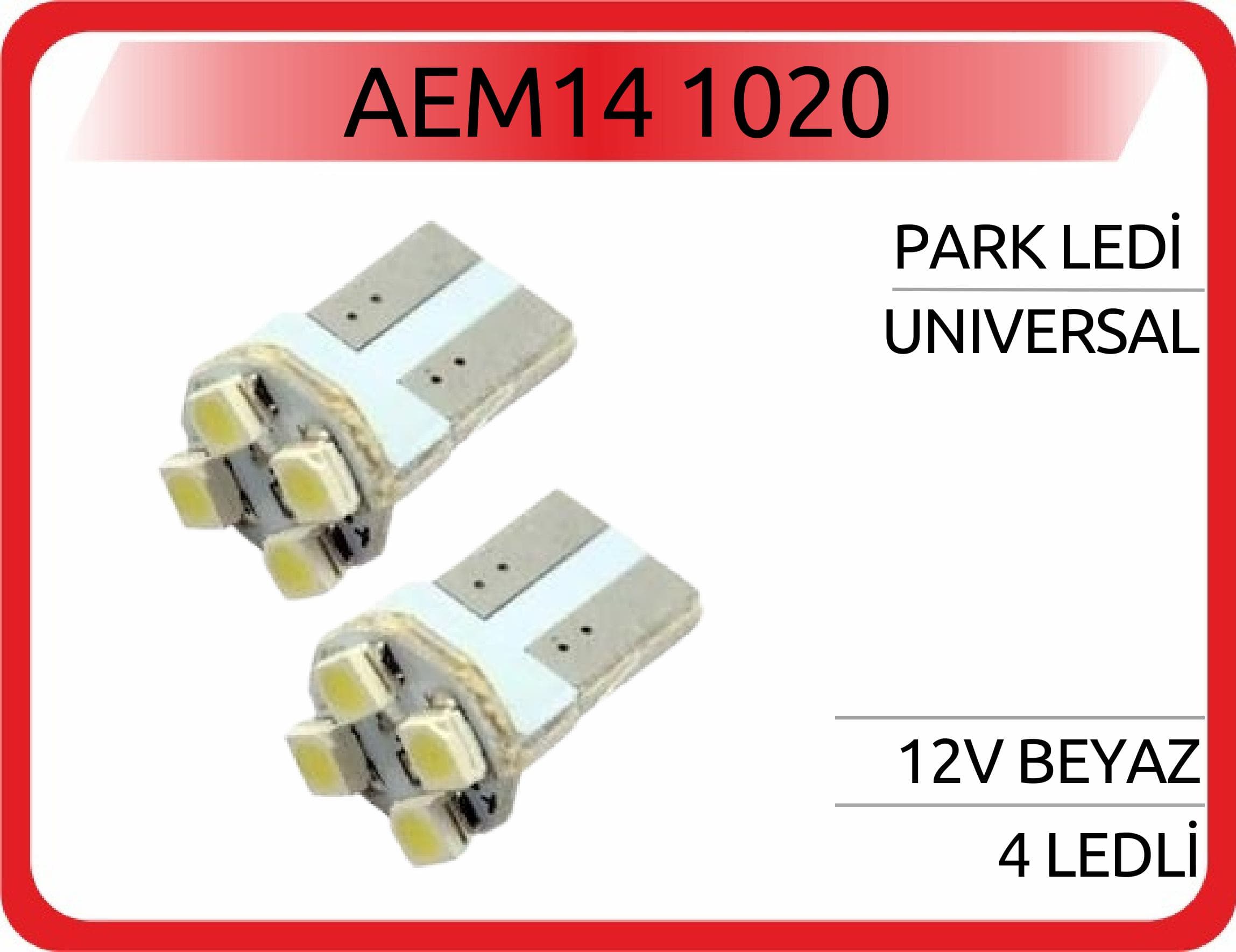 PARK LEDİ 12V 4 LEDLİ BEYAZ