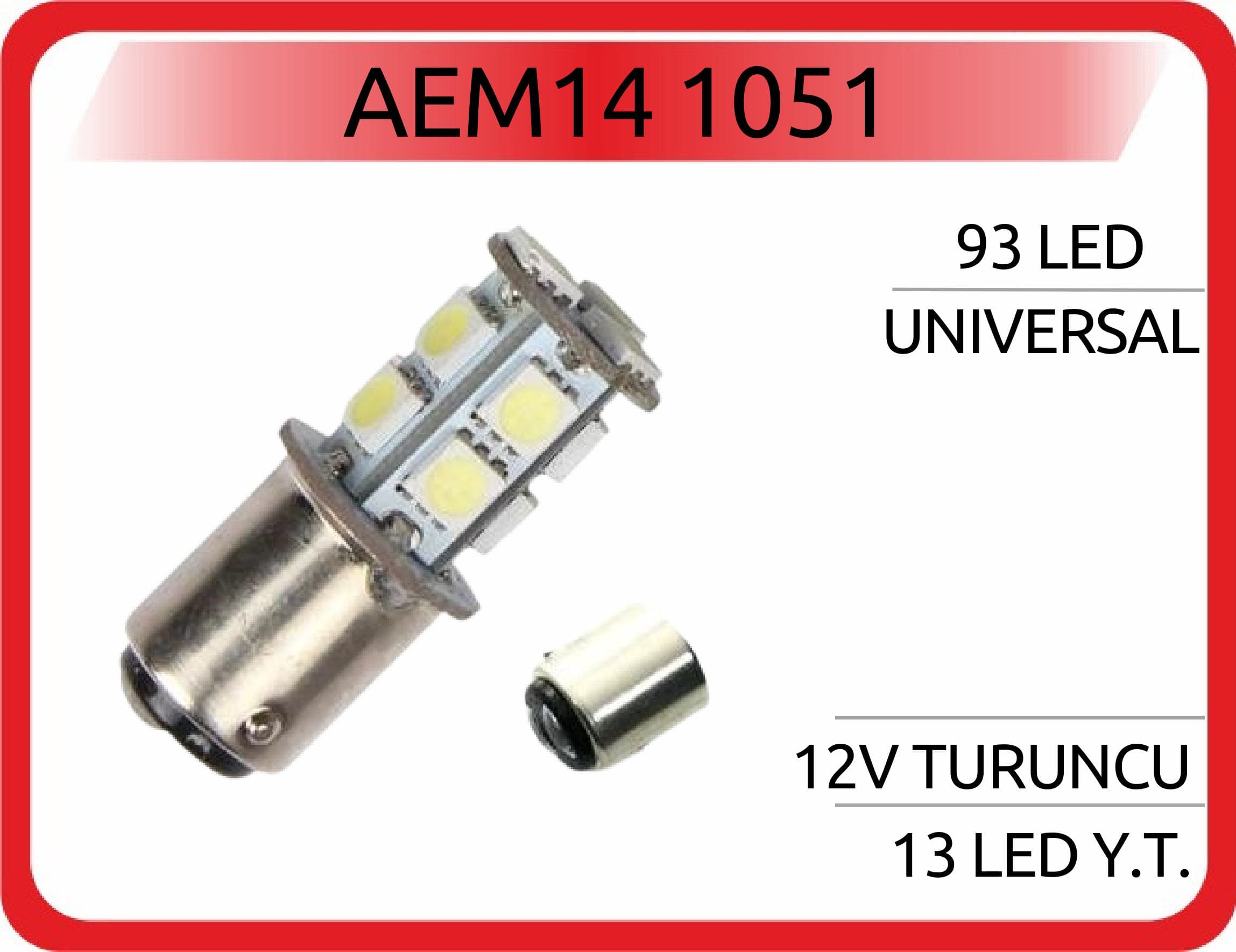 93 LED TURUNCU 13LED YT
