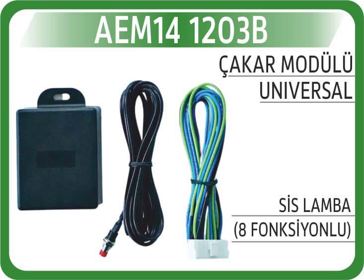 ÇAKAR MODÜLÜ SİS LAMBA(8 fonksiyonlu)
