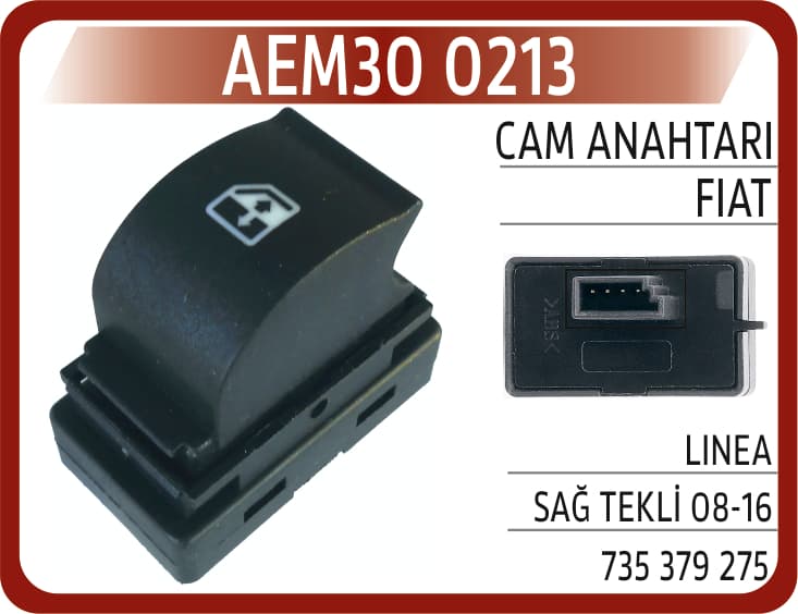 CAM ANAHTARI FIAT LINEA SAĞ 08-16