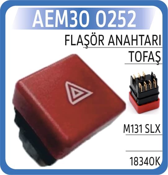 FLAŞÖR ANAHTARI TOFAŞ M131 SLX