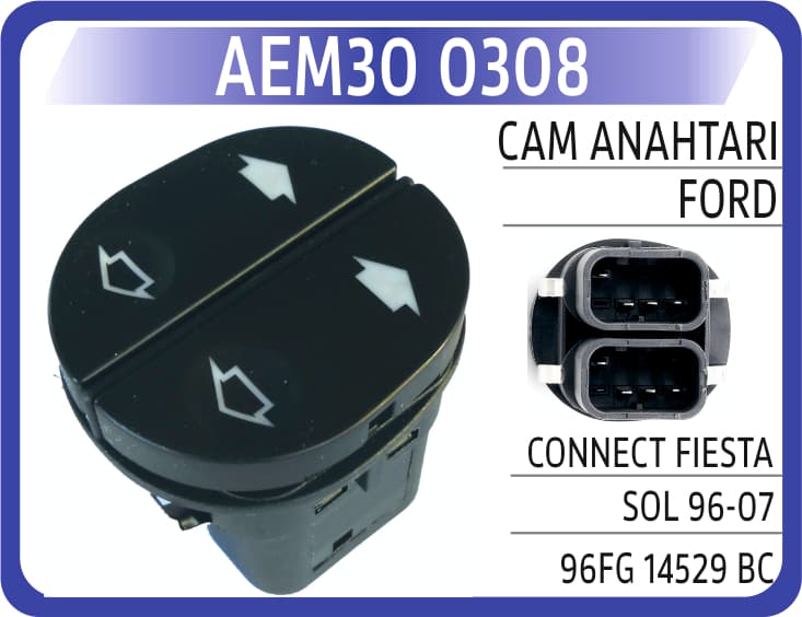 CAM ANAHTARI FORD CONNECT 02-> FIESTA 96-> SOL