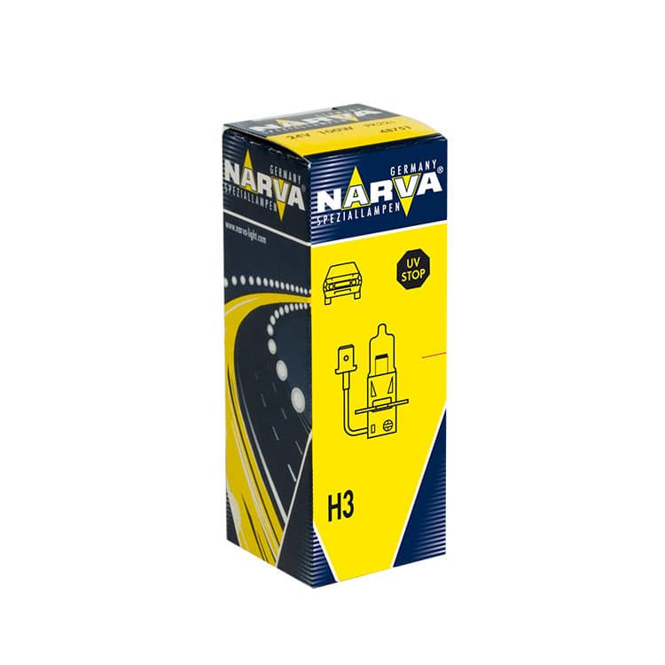 AMPUL H3 12V 55W HALOGEN (TABAN:PK22s)