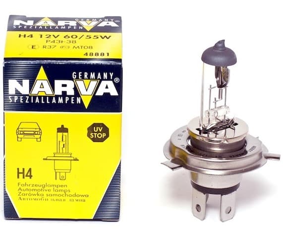 AMPUL H4 12V 60-55W HALOGEN TIRNAKLI (TABAN:P43T)