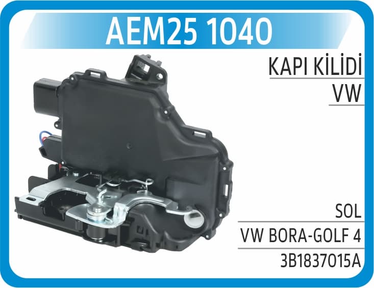 KAPI KİLİDİ SOL VW BORA-GOLF 4